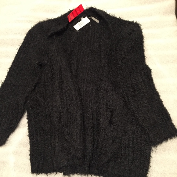 Incredibly Soft Open Front Eyelash Soft Cardigan - Picture 4 of 7