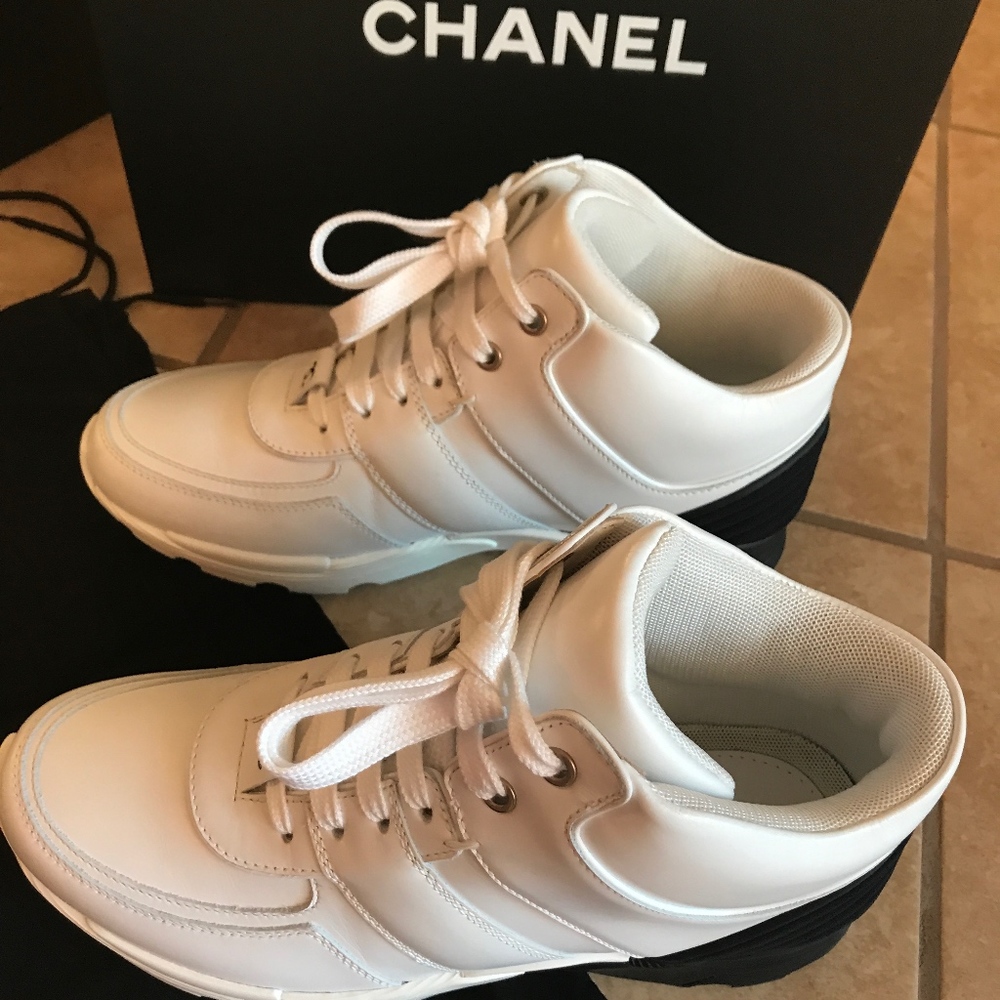 Chanel high tops, brand NEW in box, never worn