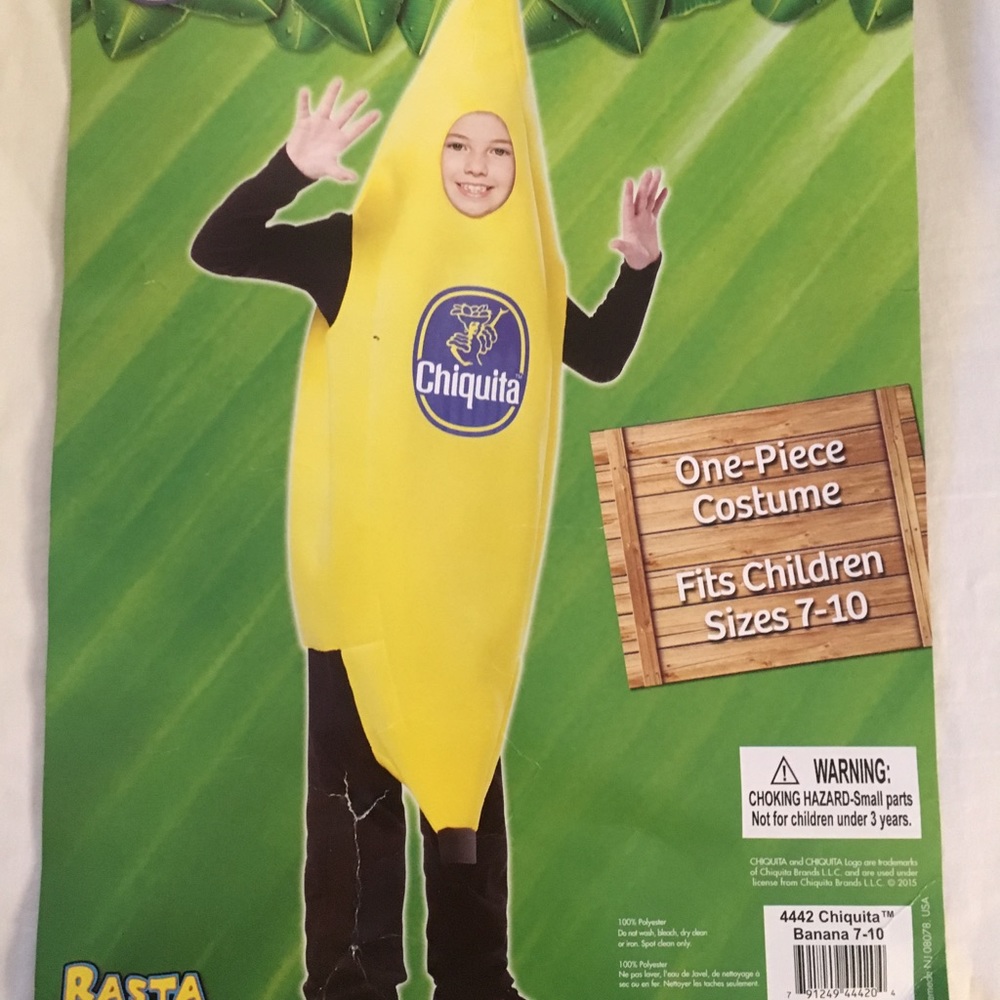 Banana Halloween kids costume