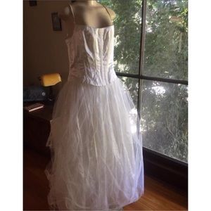 💍 NWT Windsor Fashions Ivory Tulle Wedding Dress
