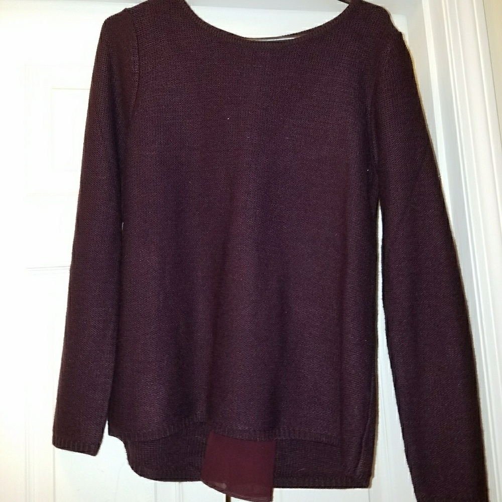 Stitch fix burgundy sweater.
