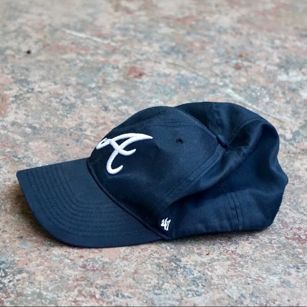 47 brand Dark navy A Atlanta Braves baseball cap