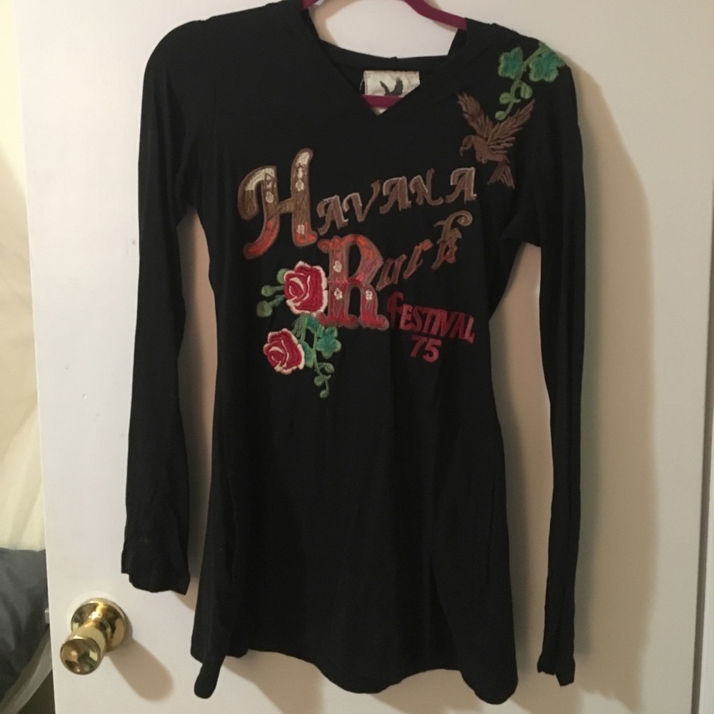 Vintage Havana hooded dress/tunic