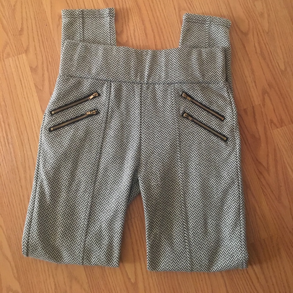 High Waisted Chevron Skinnys
