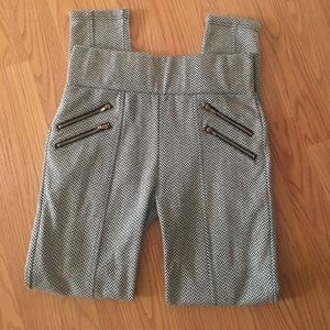 High Waisted Chevron Skinnys