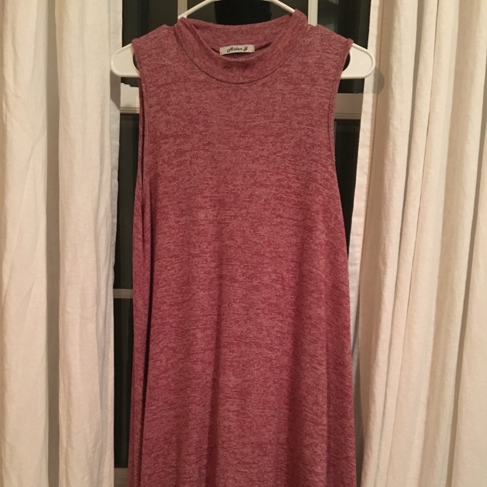 Pink jersey dress