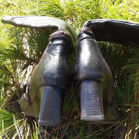 Earthies Newcastle Tall Boots - Leather Woman EUC - Picture 7 of 8