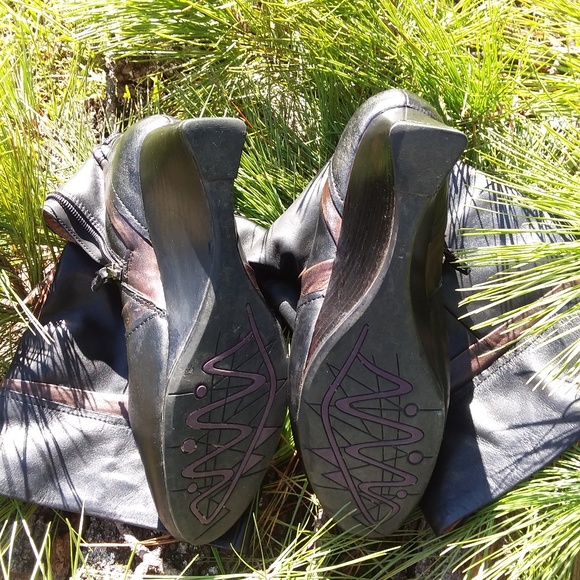 Earthies Newcastle Tall Boots - Leather Woman EUC - Picture 6 of 8