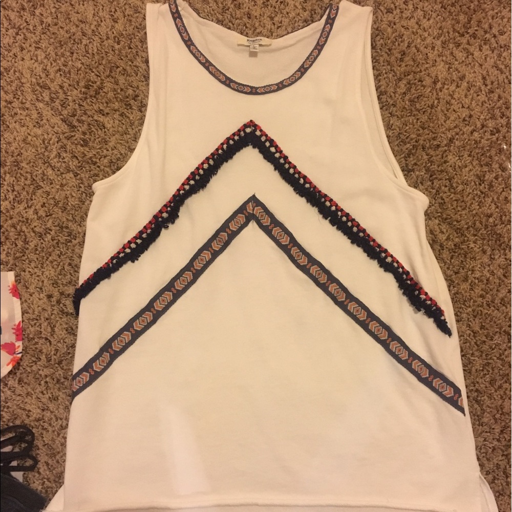 Red white and blue tank