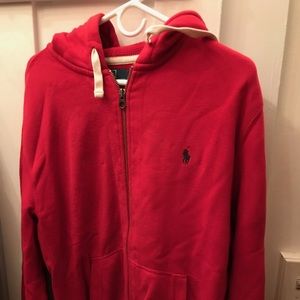 Red Polo Ralph Lauren sweatshirt