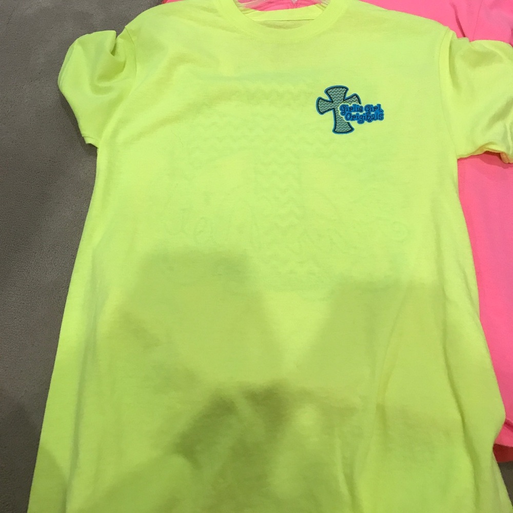 yellow girlie girl originals t shirt