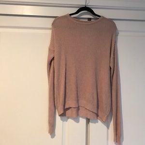 DUSTY PINK BRANDY MELVILLE SWEATER