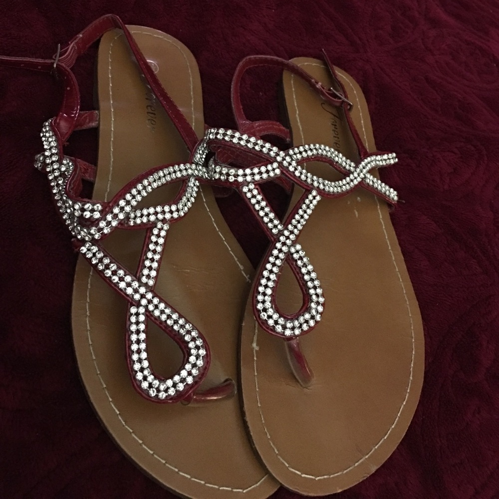 Red Sandals