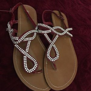 Red Sandals