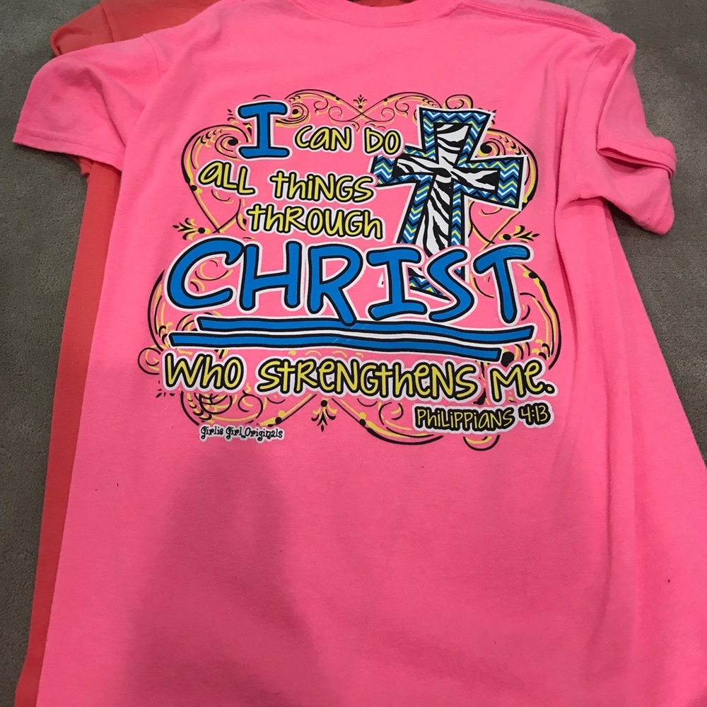 pink girlie girl originals t shirt