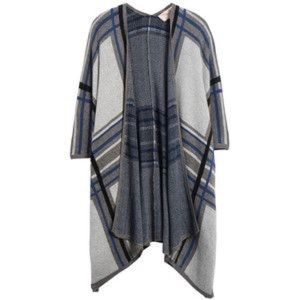 NWT Skies are Blue Maliya Poncho Stitch Fox