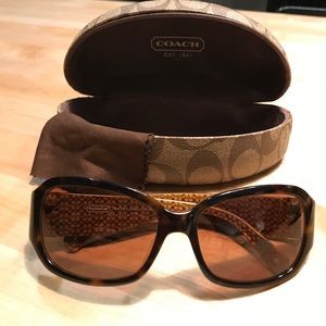 Coach Whitney Tortoise Sunglasses