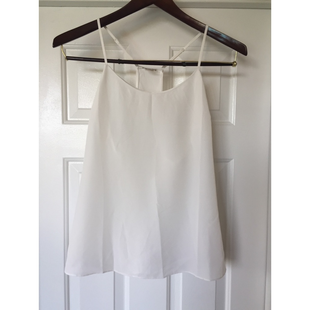 J Crew sheer and drapey tank top