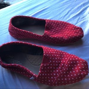 Toms Red Polka dot