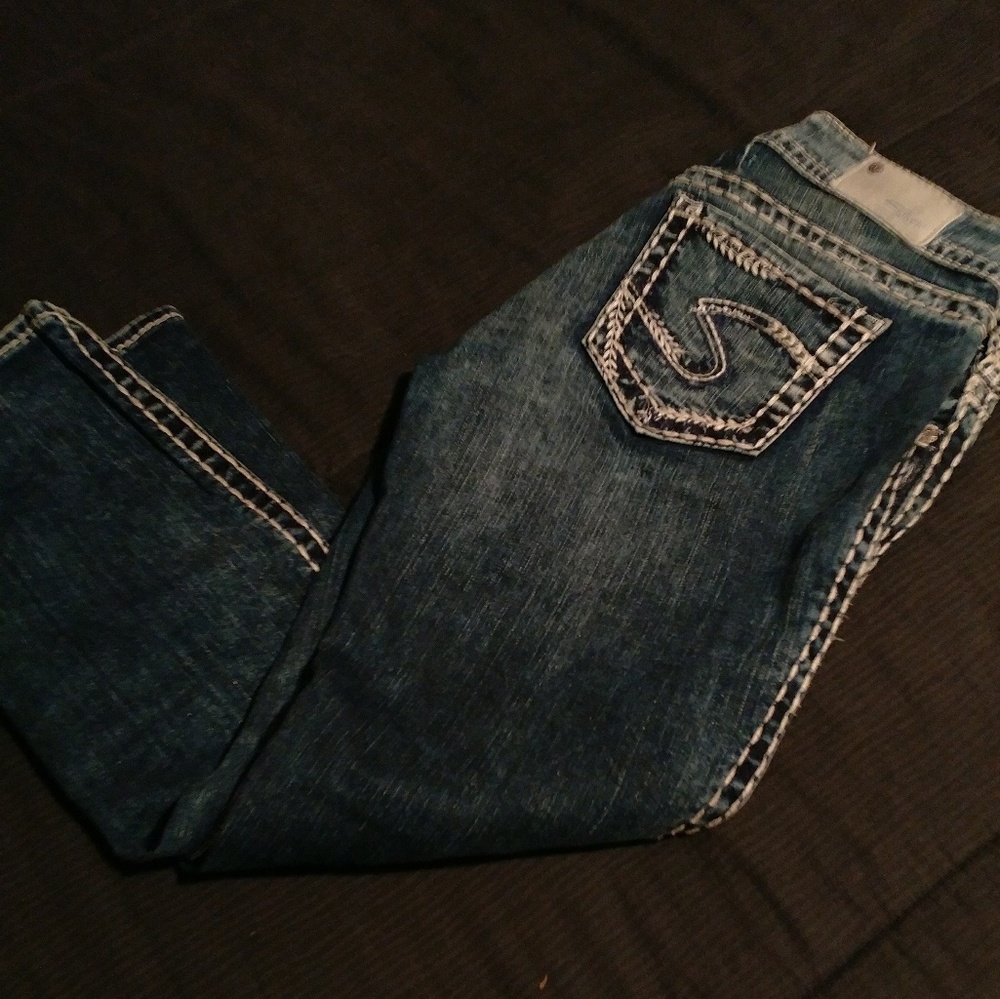 Silver jeans