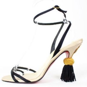 Christian Louboutin Tie Back Tassel Heel