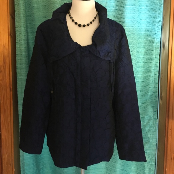 Chico's Jackets & Blazers - ⬇️⬇️Chico’s Blue Iridescent Jckt GORGEOUS EUC