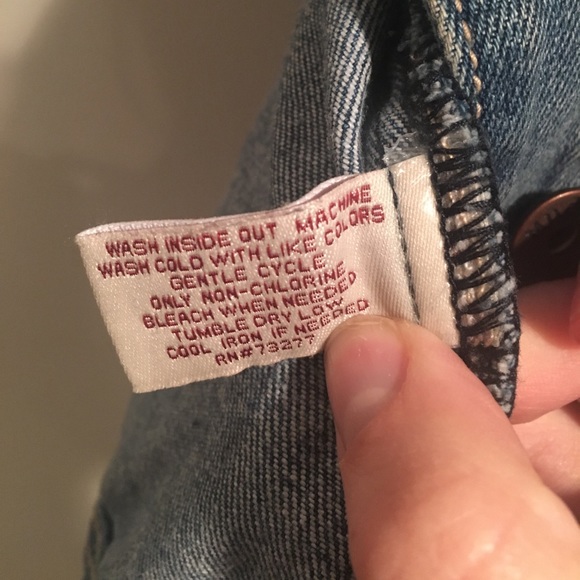 distressed denim vest - Picture 5 of 5