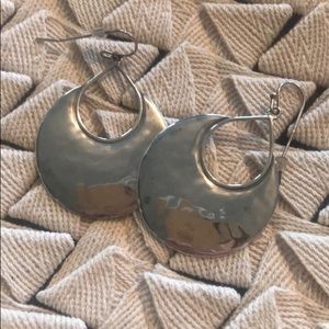 Silpada crescent moon earrings- .925 ss