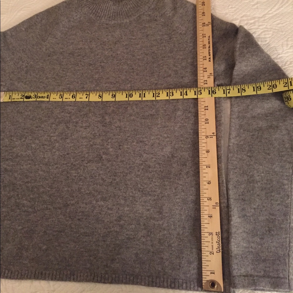 100% cashmere S classic grey sweater - Picture 3 of 4