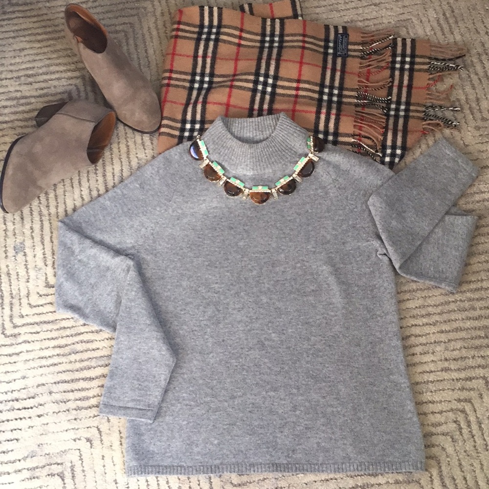 100% cashmere S classic grey sweater