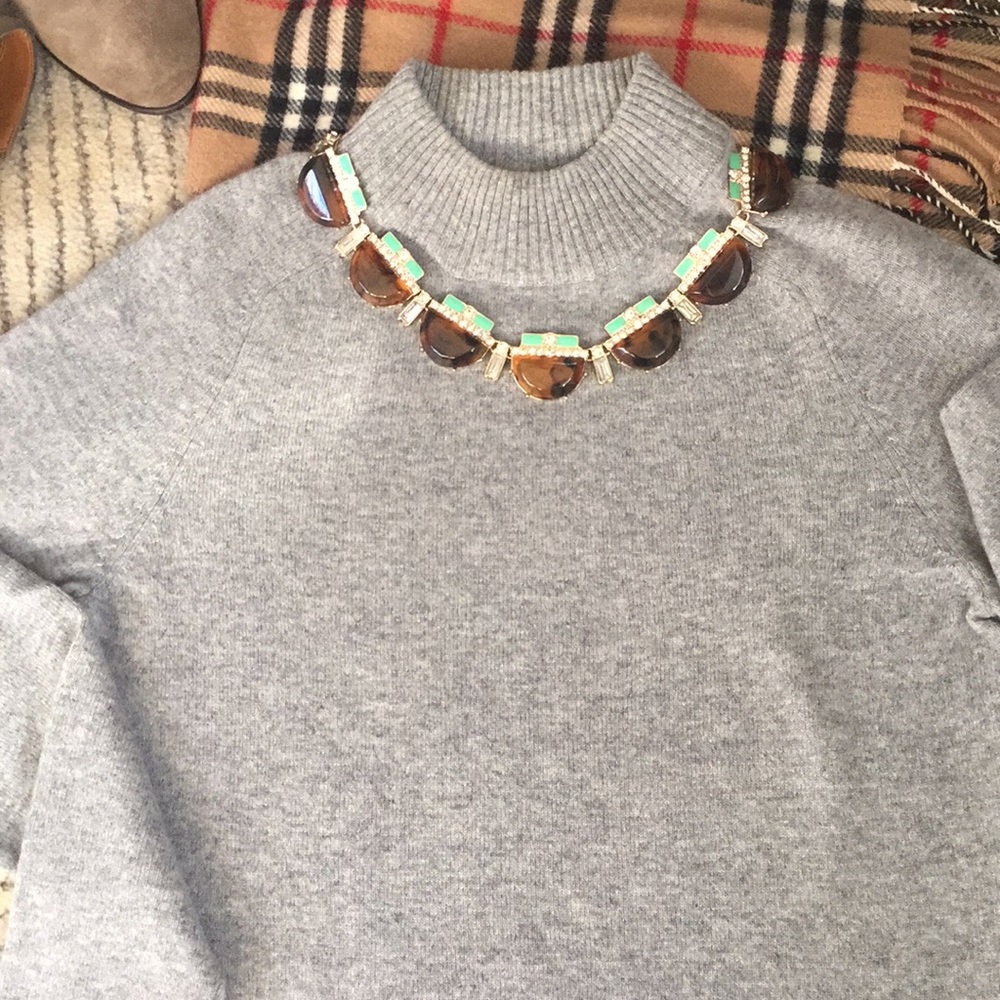 100% cashmere S classic grey sweater - Picture 4 of 4