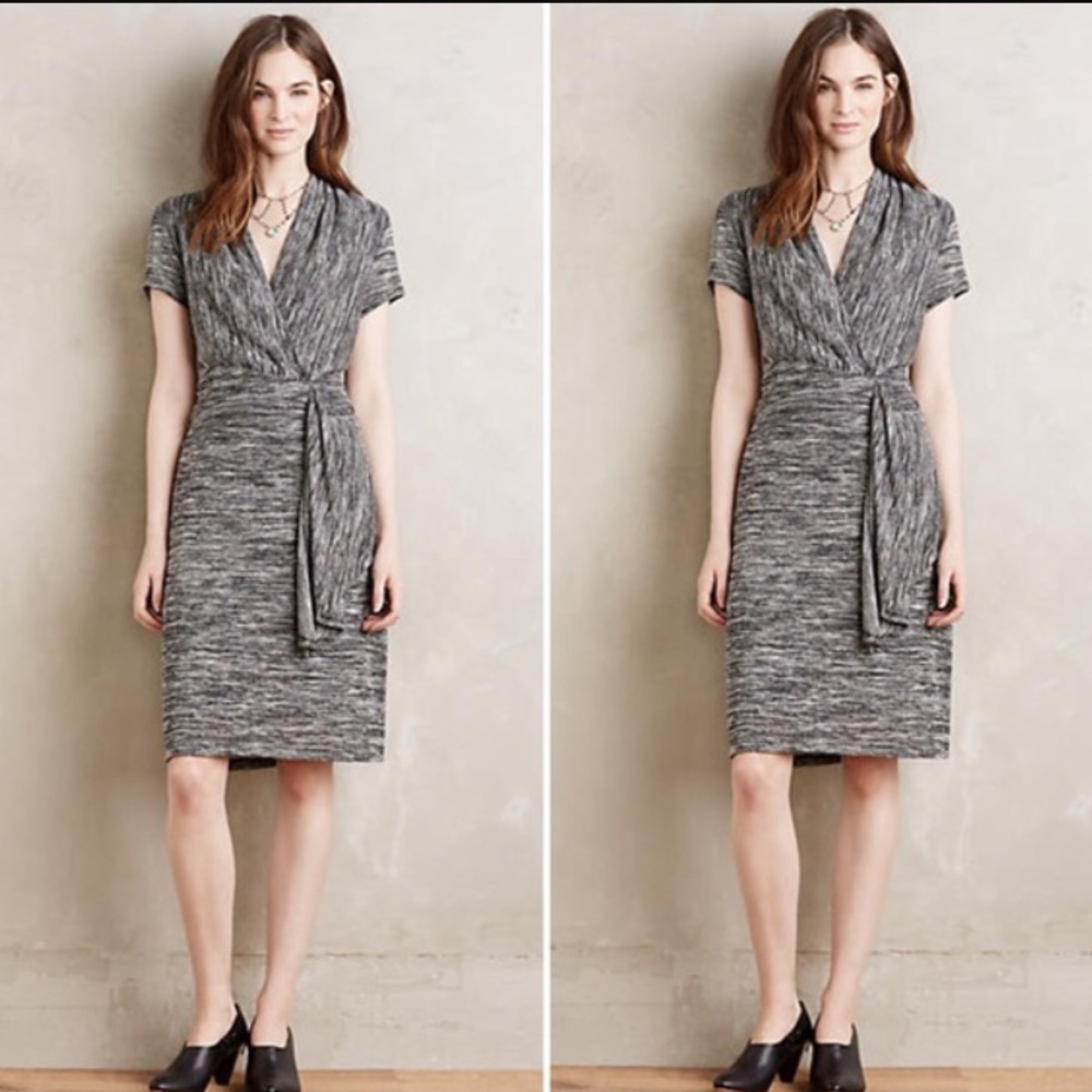 Grey knit Anthropologie Dress