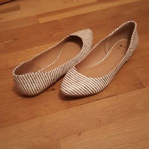 Mix No. 6 striped flats SOLD