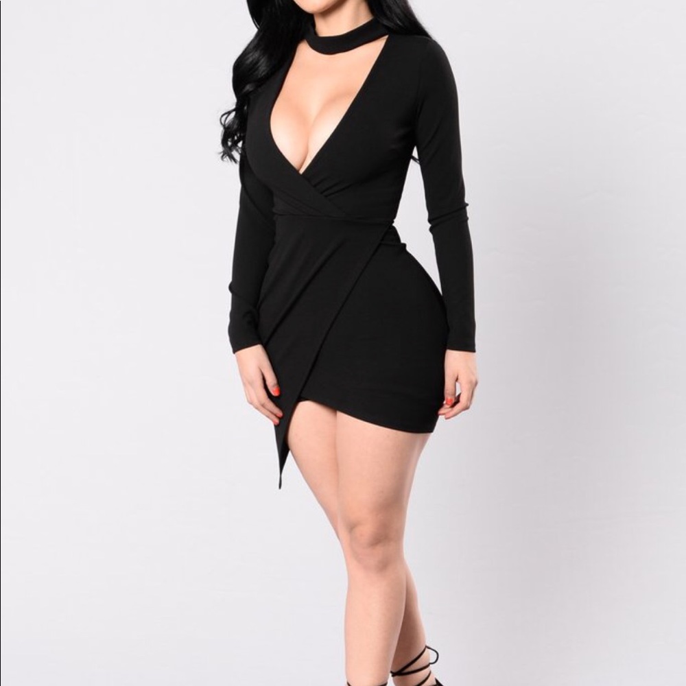 Black Choker Dress