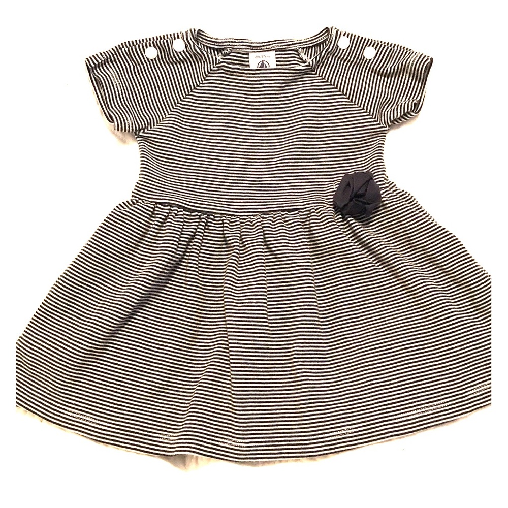 Petit Bateau baby girl stripe dress