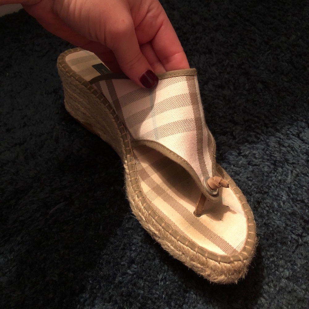 Burberry Candy Espadrille Wedge