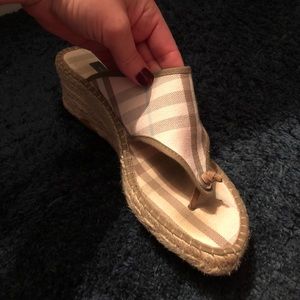 Burberry Candy Espadrille Wedge