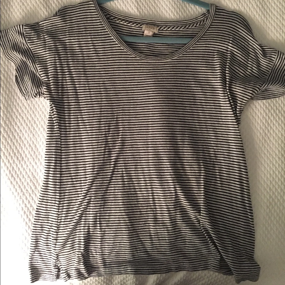 Jcrew Women’s striped crew neck tee