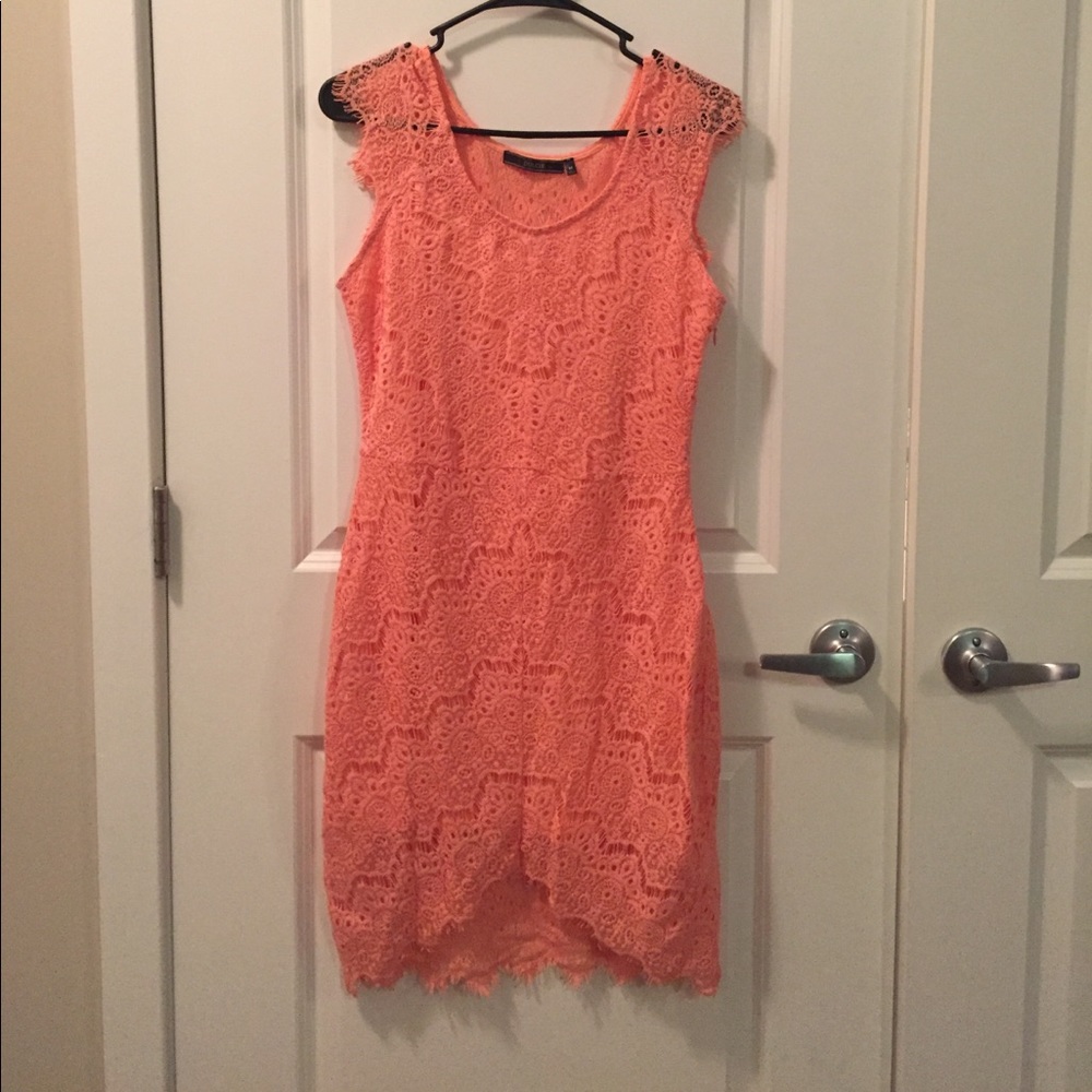 Fitted lace dress