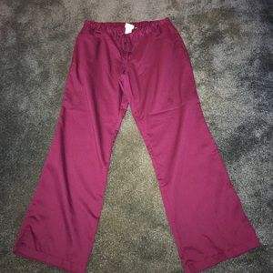 XL Burgandy Grey's Anatomy scrub pants