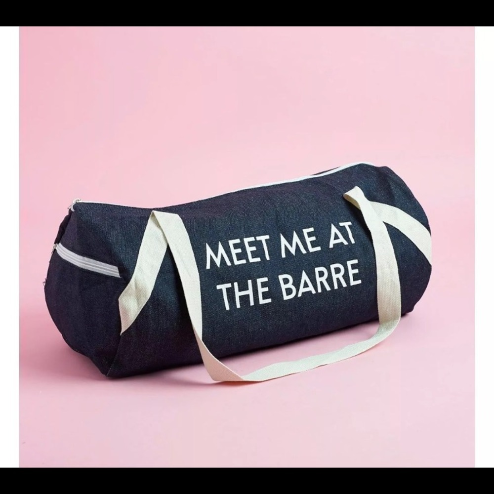 Meet Me at The Barre Gym Bag