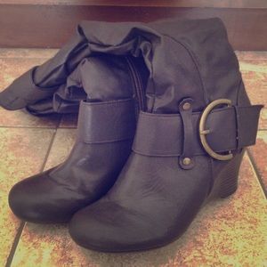 Zip up Boots.