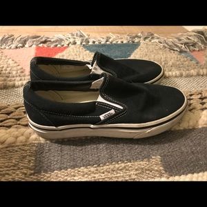 Black slip on Van's