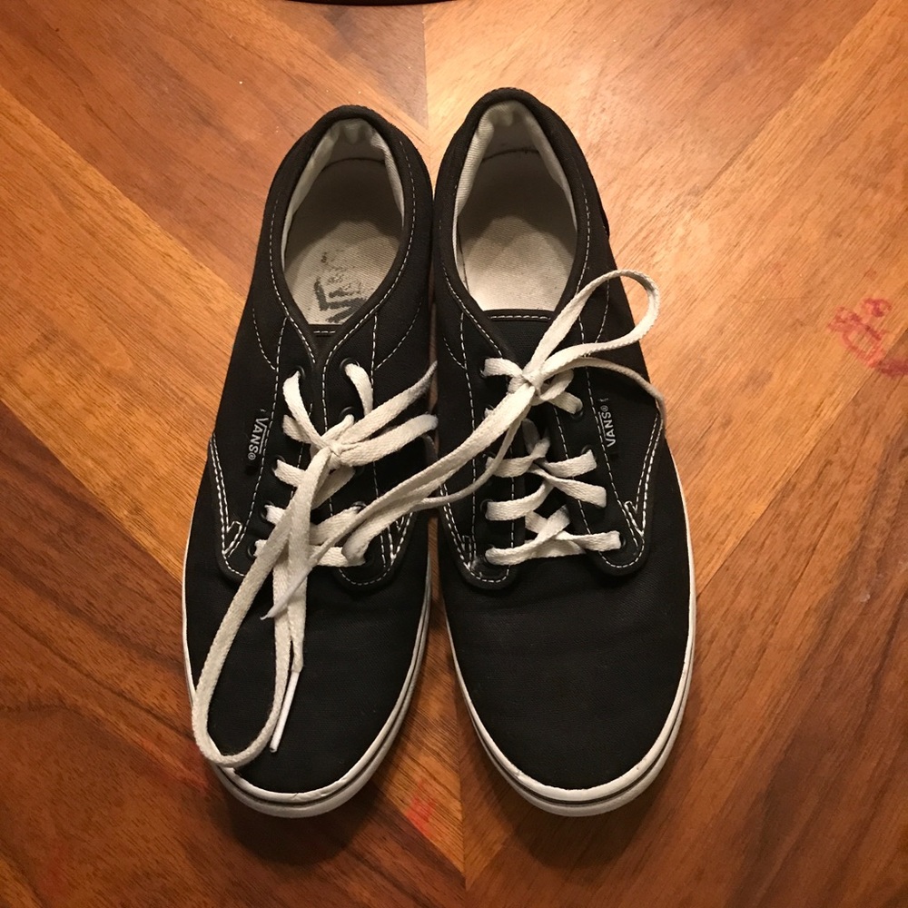 Vans classic black shoes