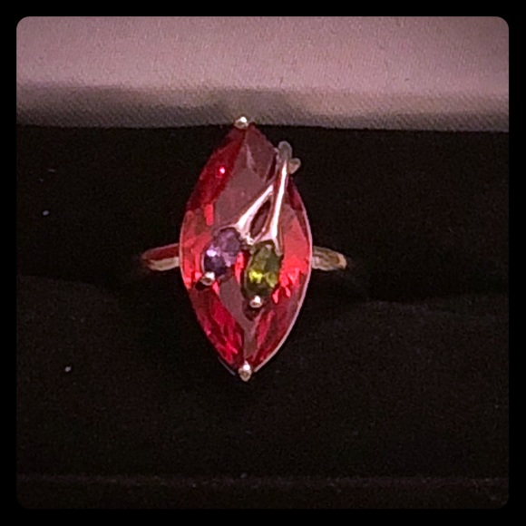 Multicolor Topaz Garnet Gemstone - Picture 1 of 4