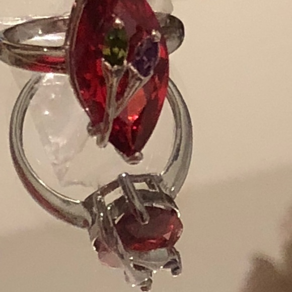 Multicolor Topaz Garnet Gemstone - Picture 2 of 4