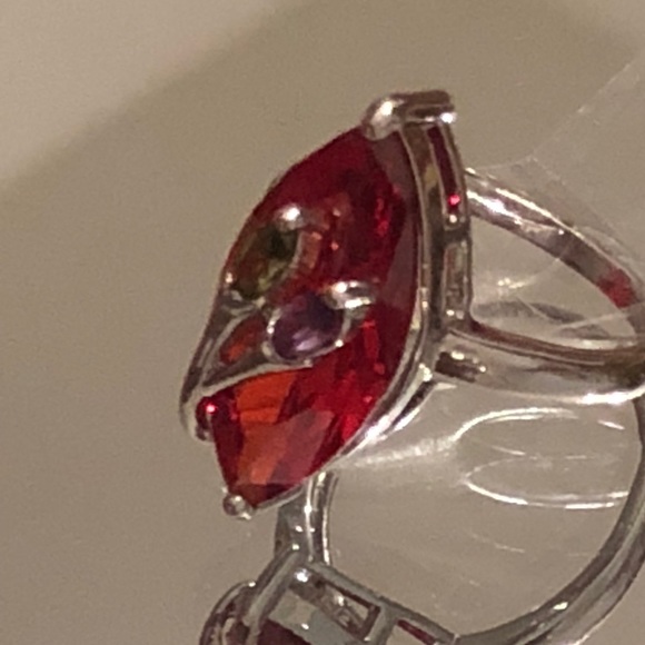 Multicolor Topaz Garnet Gemstone - Picture 3 of 4