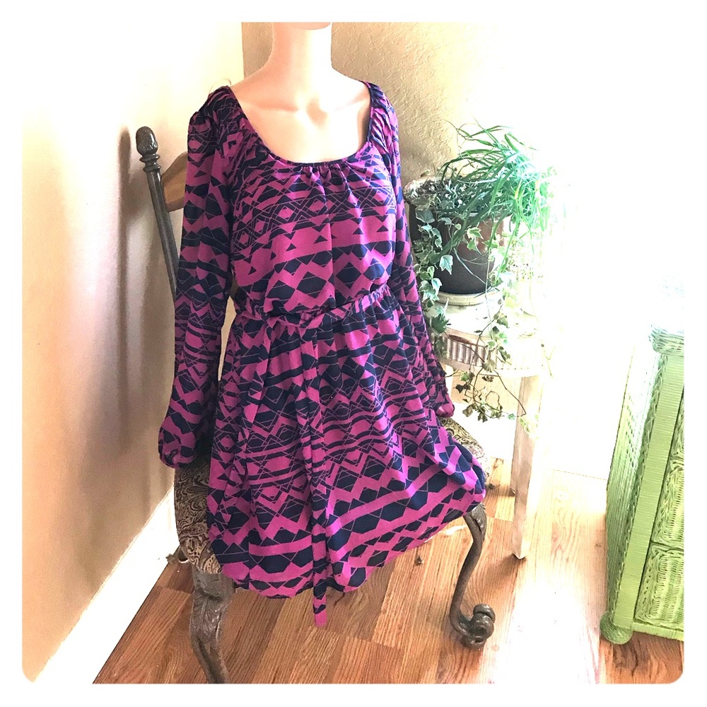 ❤️❤️Speechless  mini tribal print dress l