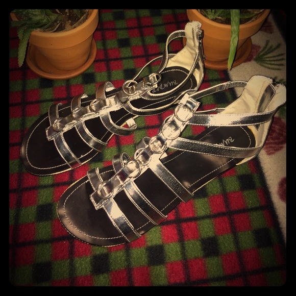🌸✨ Bumper Women's Silver Sandals - Picture 5 of 6
