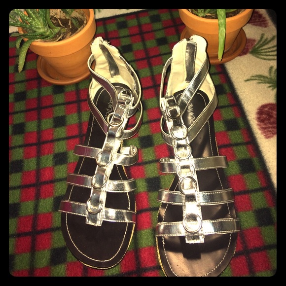 🌸✨ Bumper Women's Silver Sandals - Picture 4 of 6